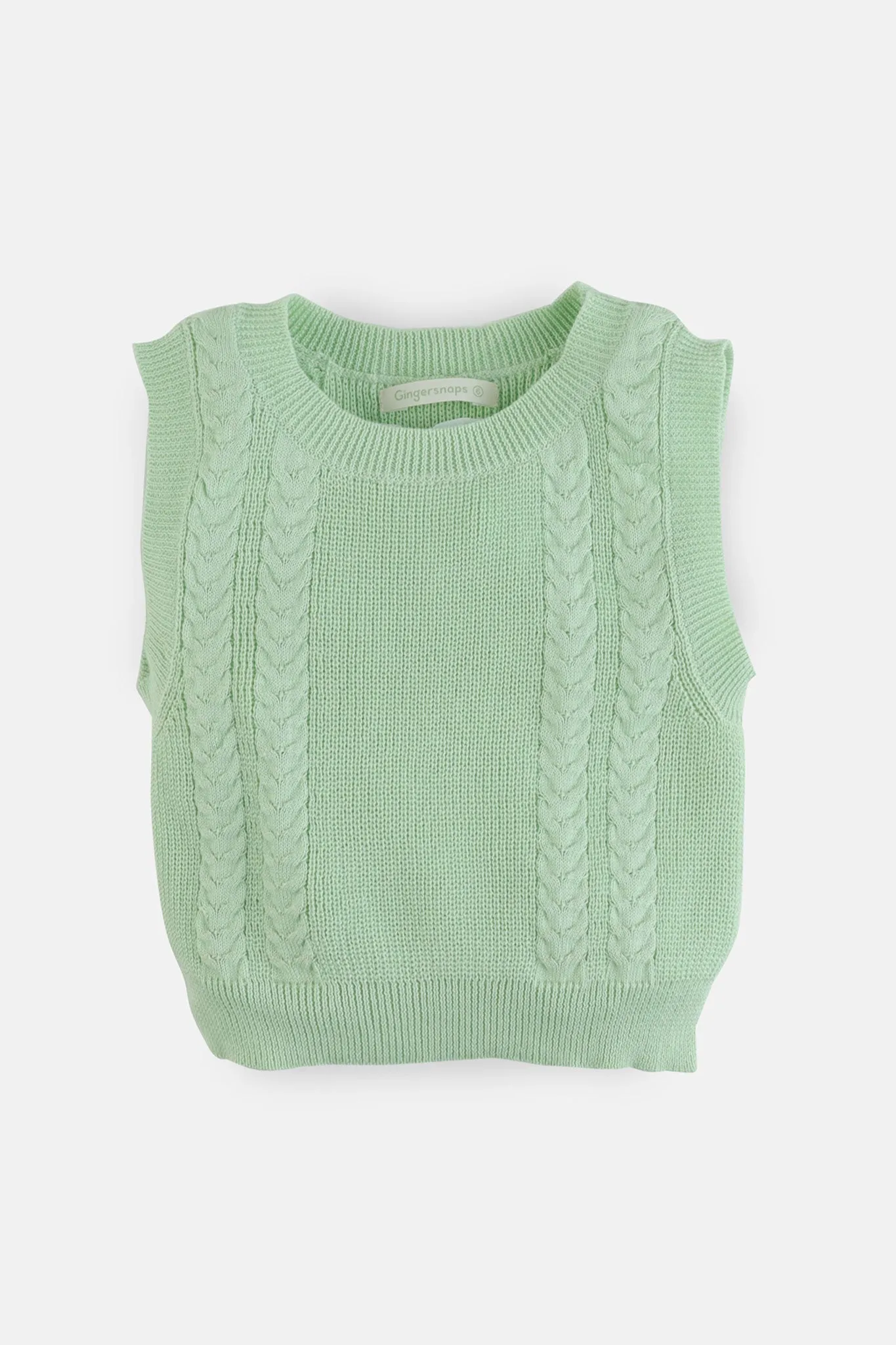 Gingersnaps Knit Top with Detachable Collar