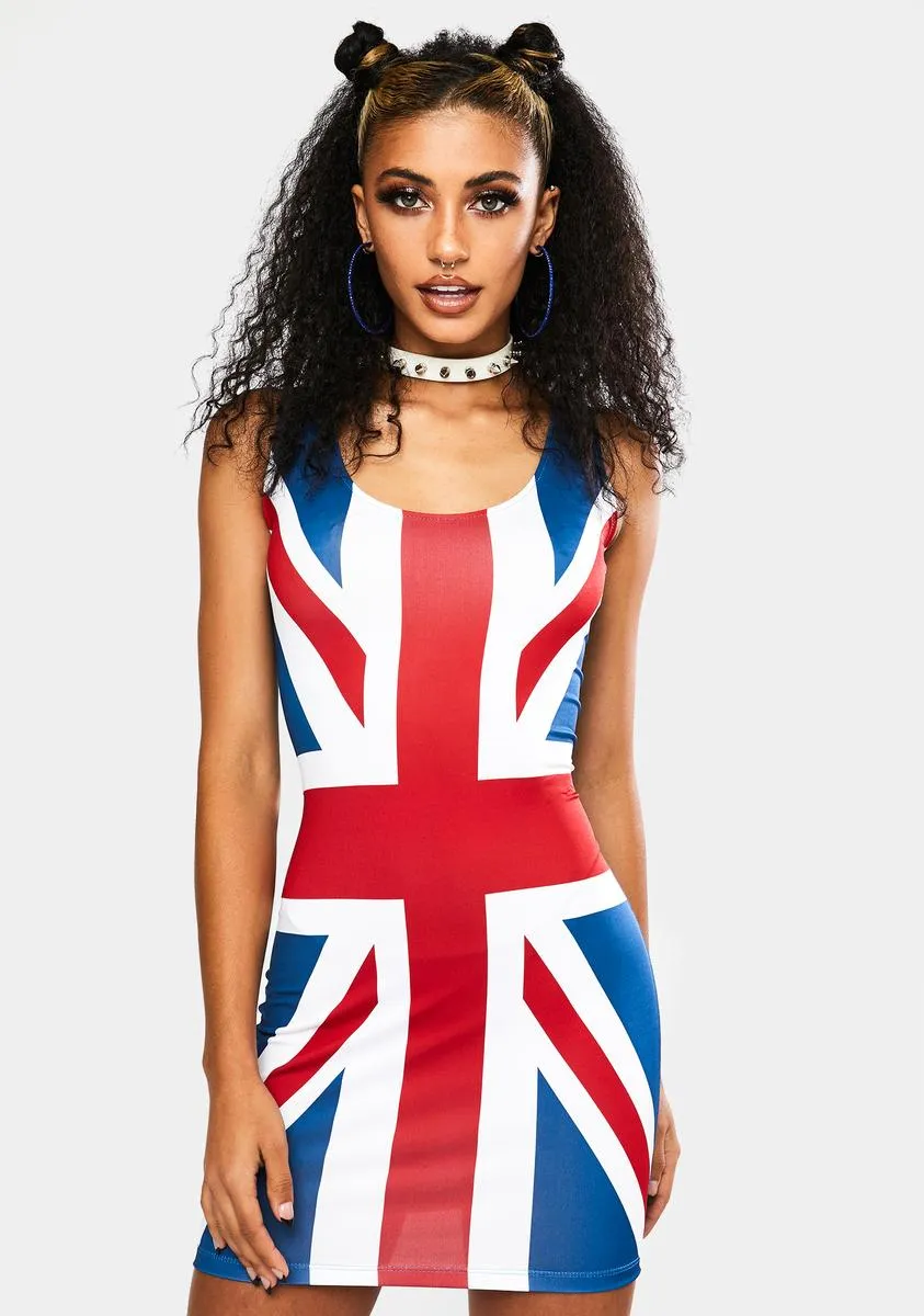 God Save The Queen Mini Dress