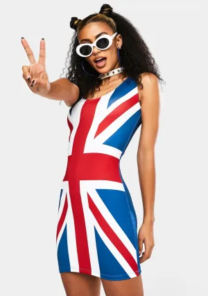 God Save The Queen Mini Dress