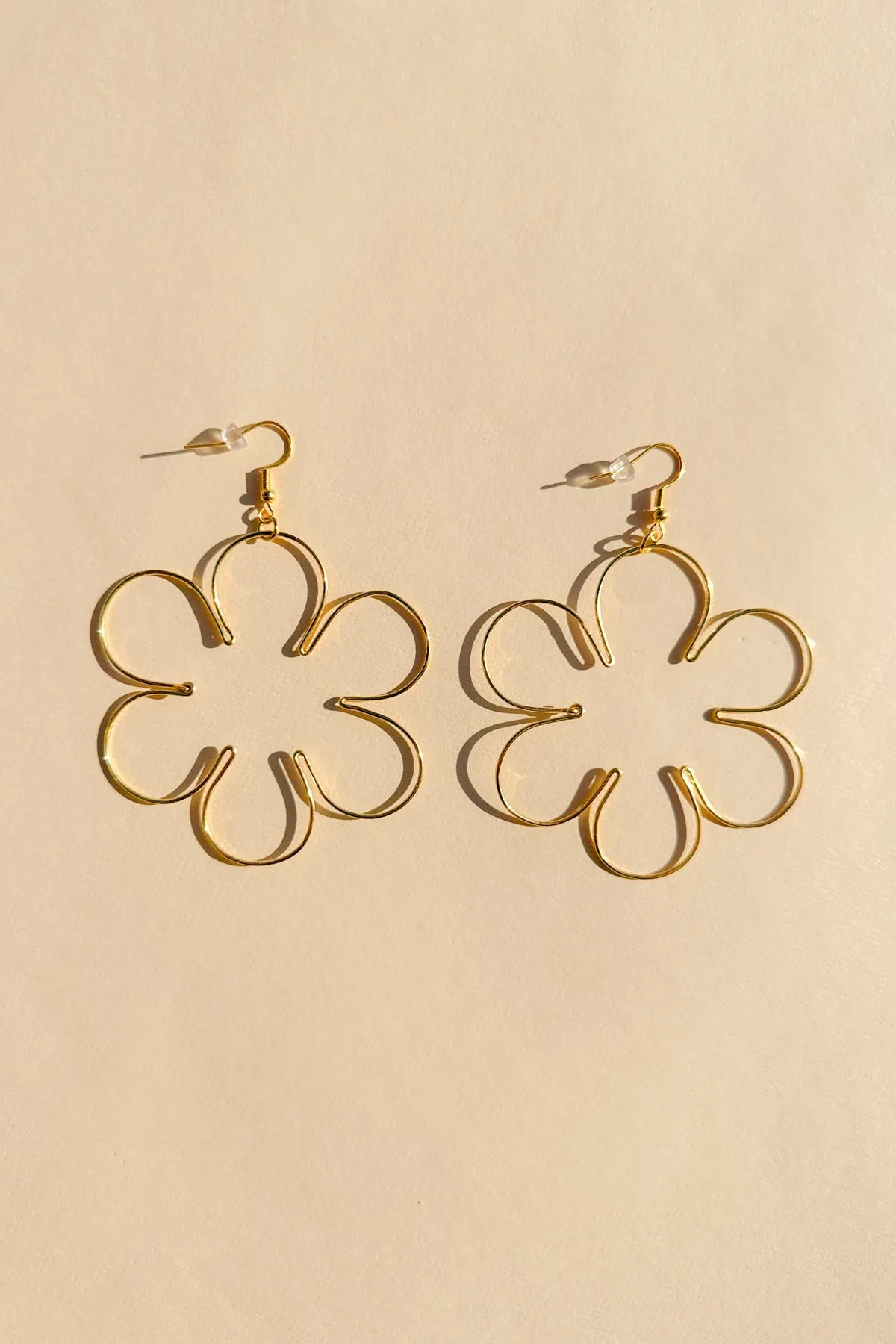 Gold Daisy Earrings