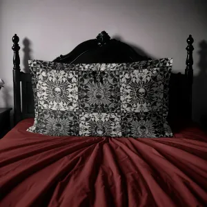 Gothic Checkered Microfiber Pillow Sham - 1pc