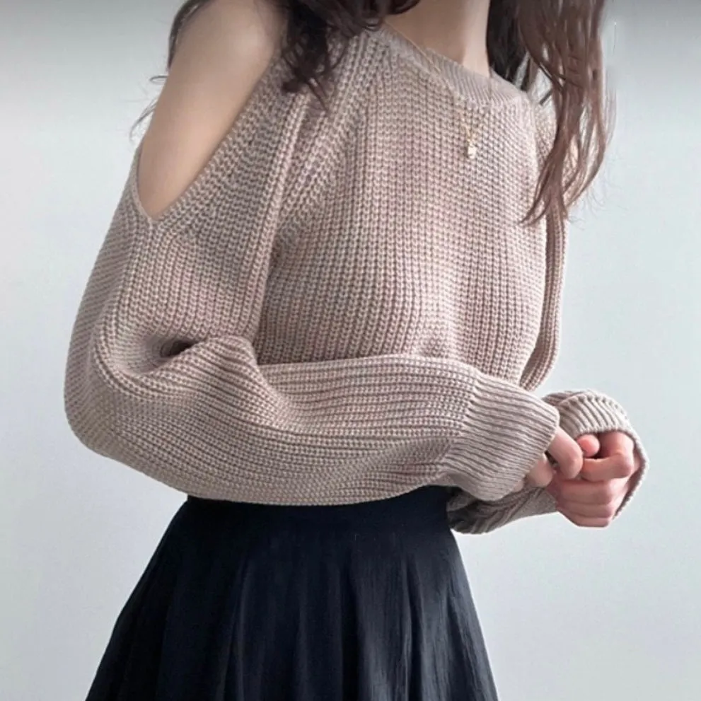 Grace Shoulder Knit Top