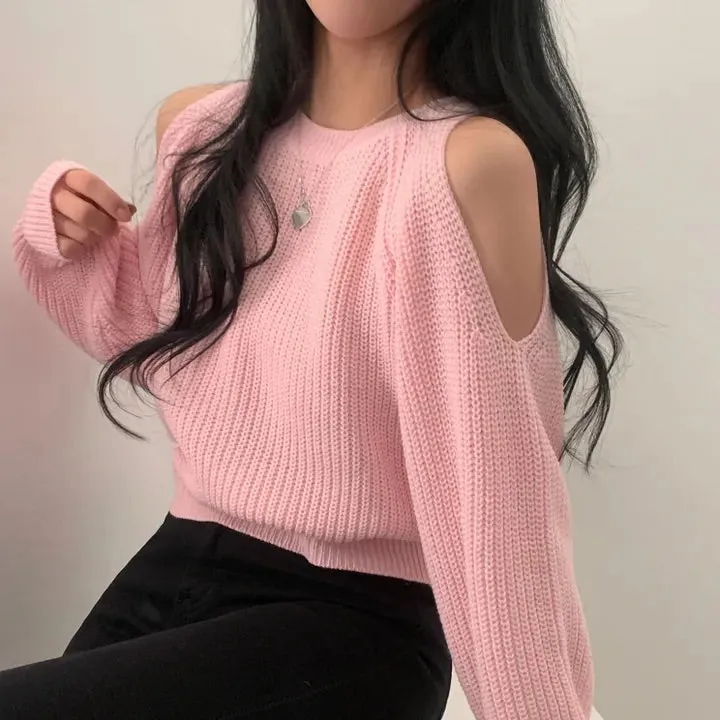 Grace Shoulder Knit Top