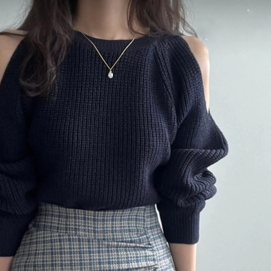 Grace Shoulder Knit Top