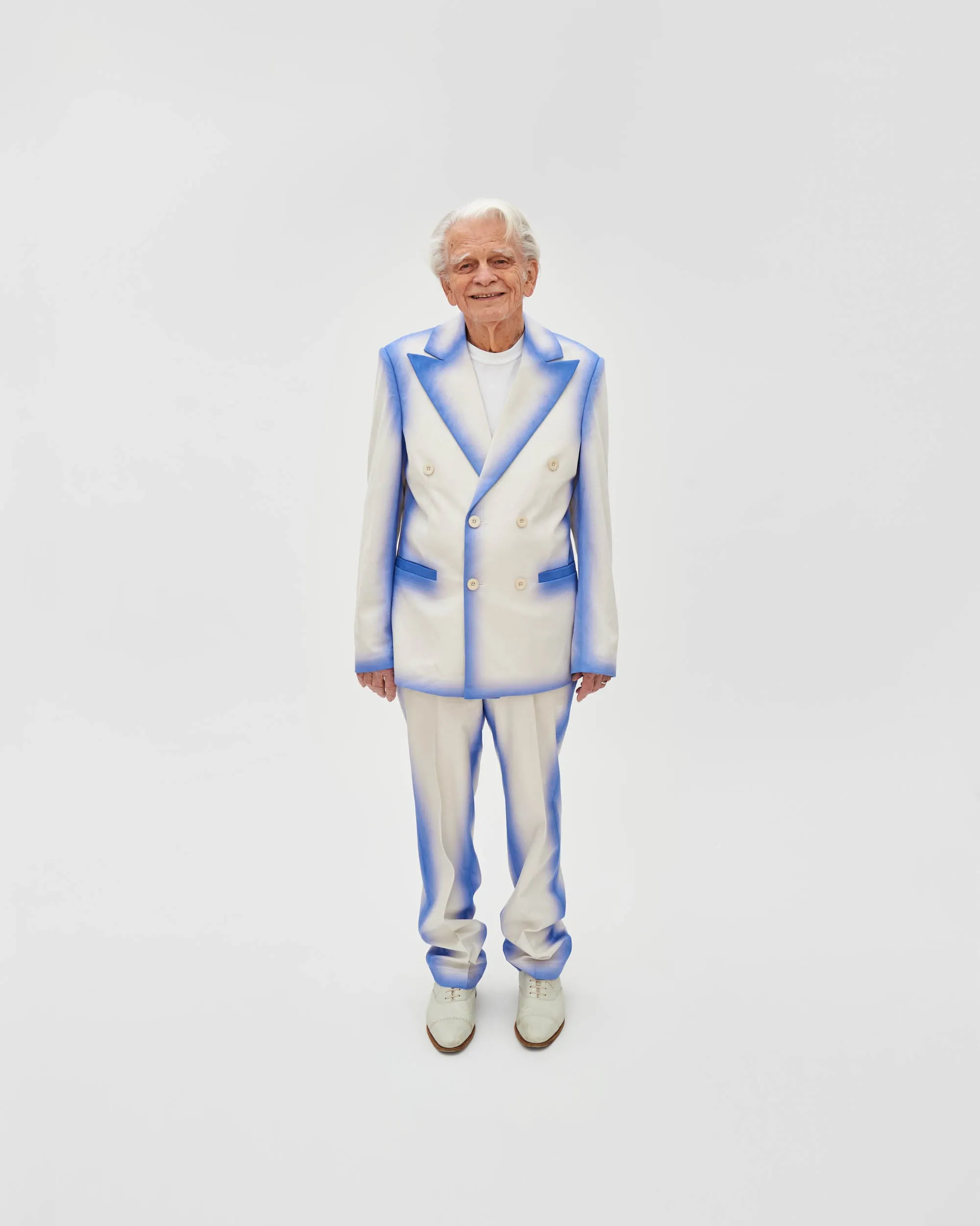 Gradient Suit Top [White]