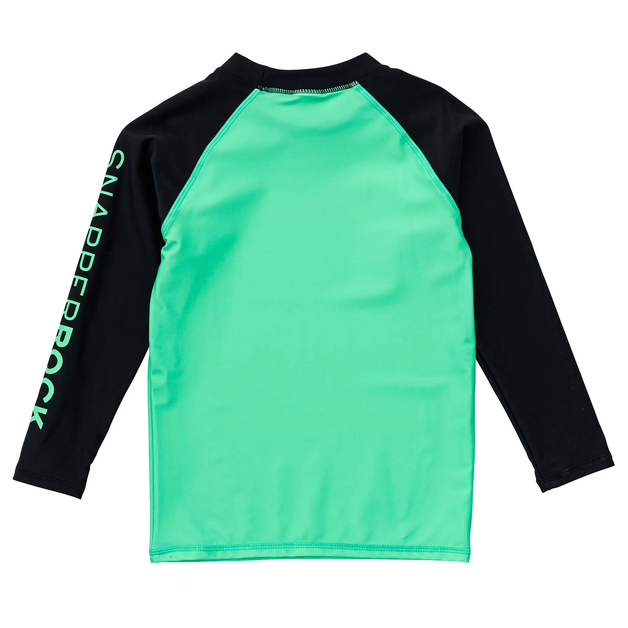 Green Black Sustainable LS Rash Top