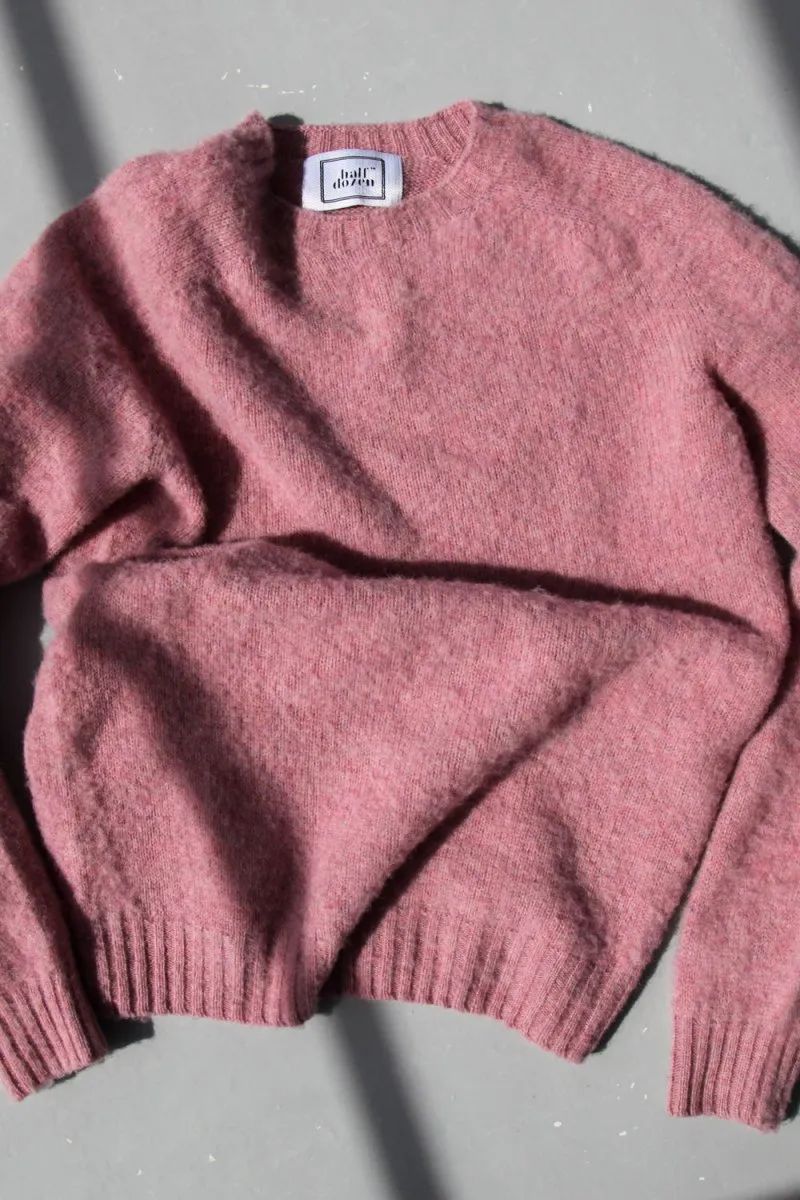 Half Dozen Super Soft Double Brushed Crew Neck (Heather Orchid)
