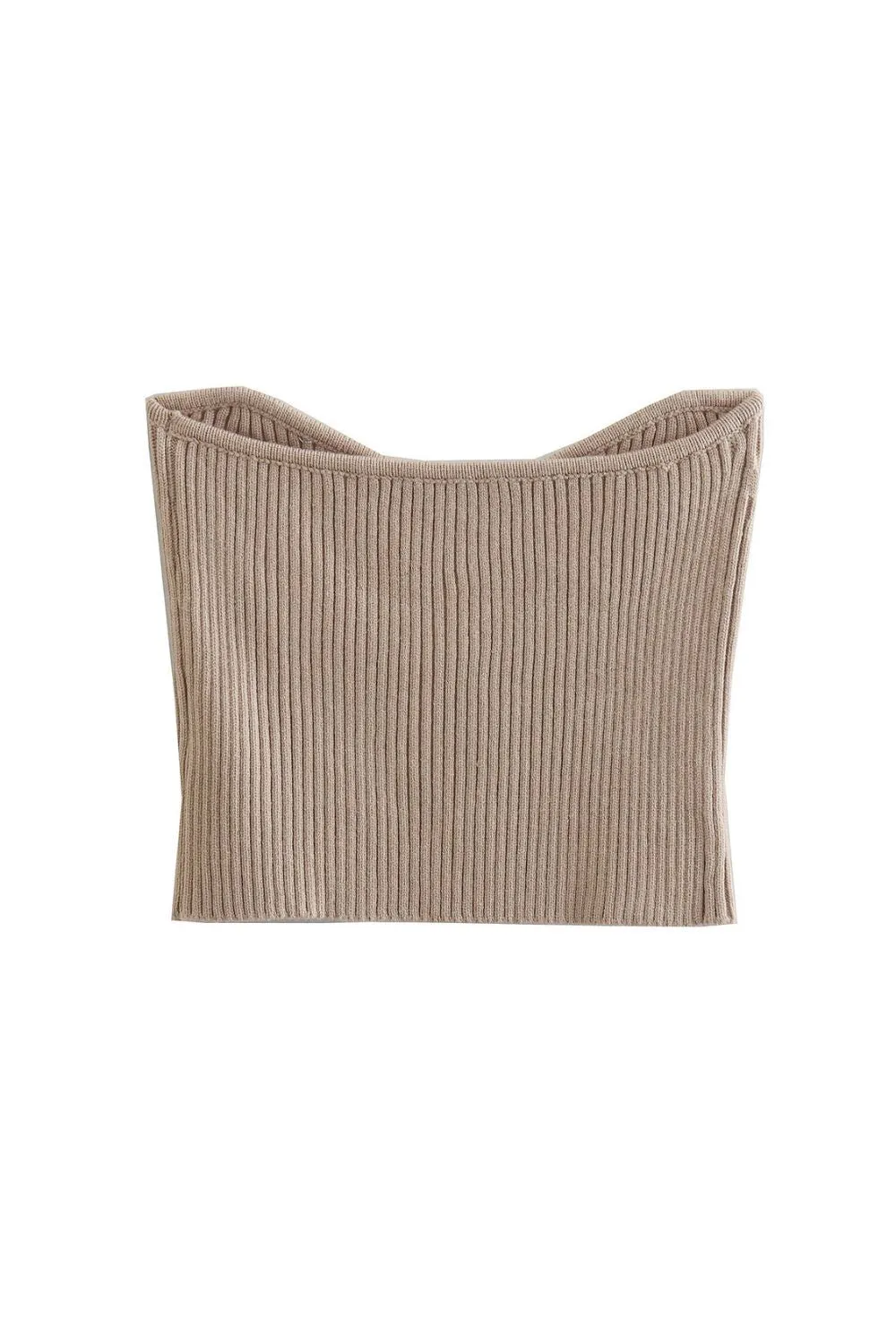 'Harriet' Off-Shoulder Knit Crop Top