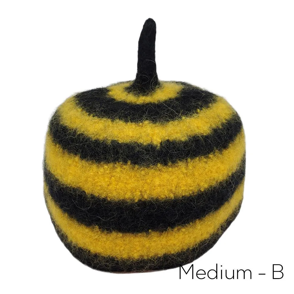 Hat - Bee Butt Felted Wool Cap (Assorted Sizes) by Snooter-doots