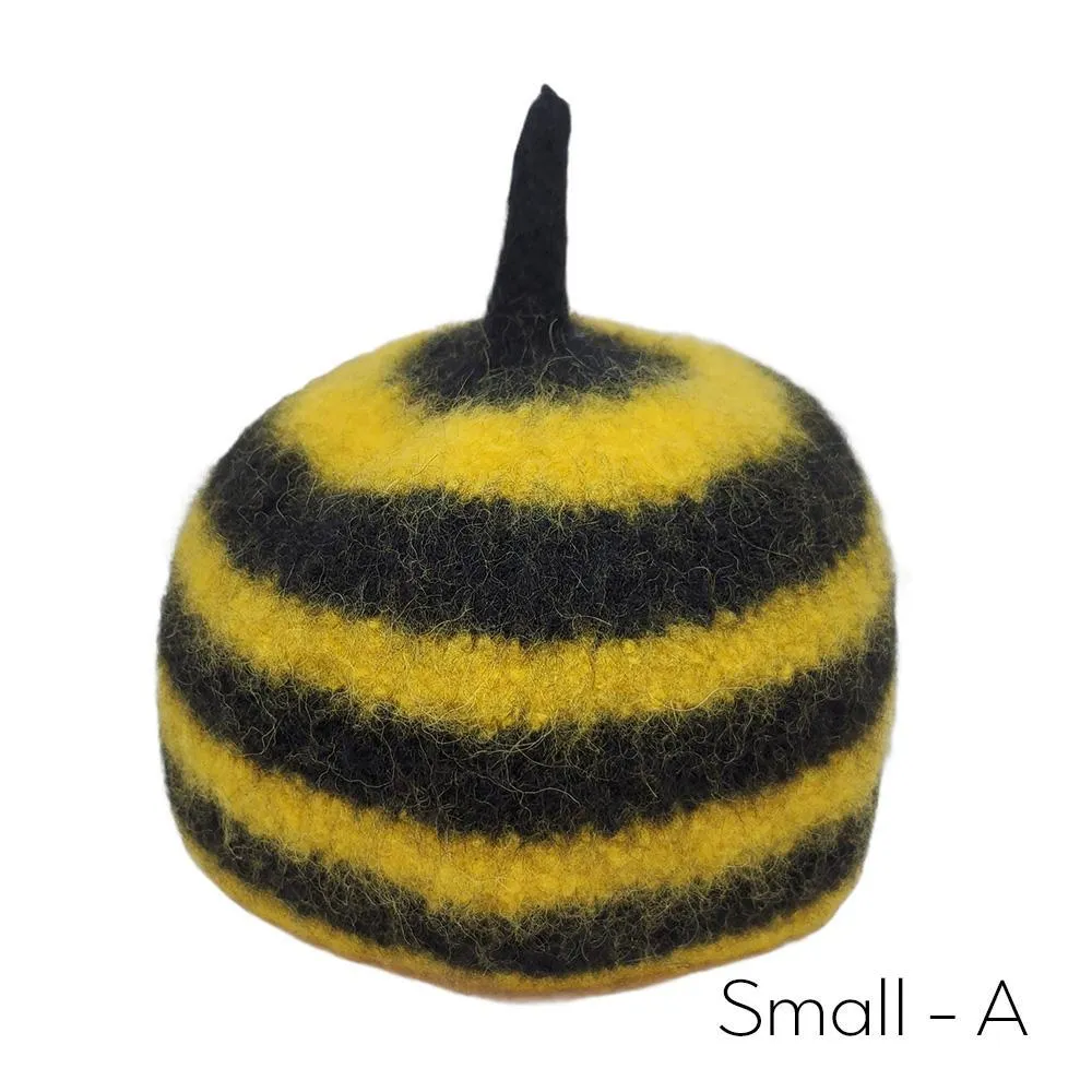 Hat - Bee Butt Felted Wool Cap (Assorted Sizes) by Snooter-doots