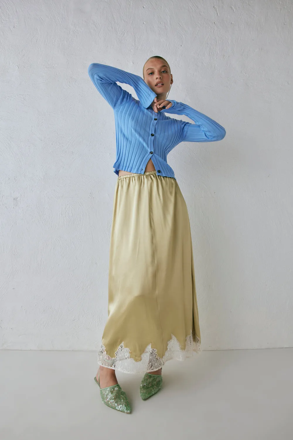 Hattie Knit Top Blue