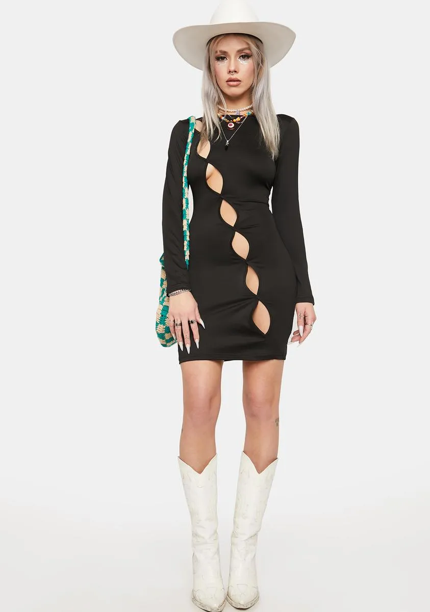 Have The Nerve Cut Out Dress