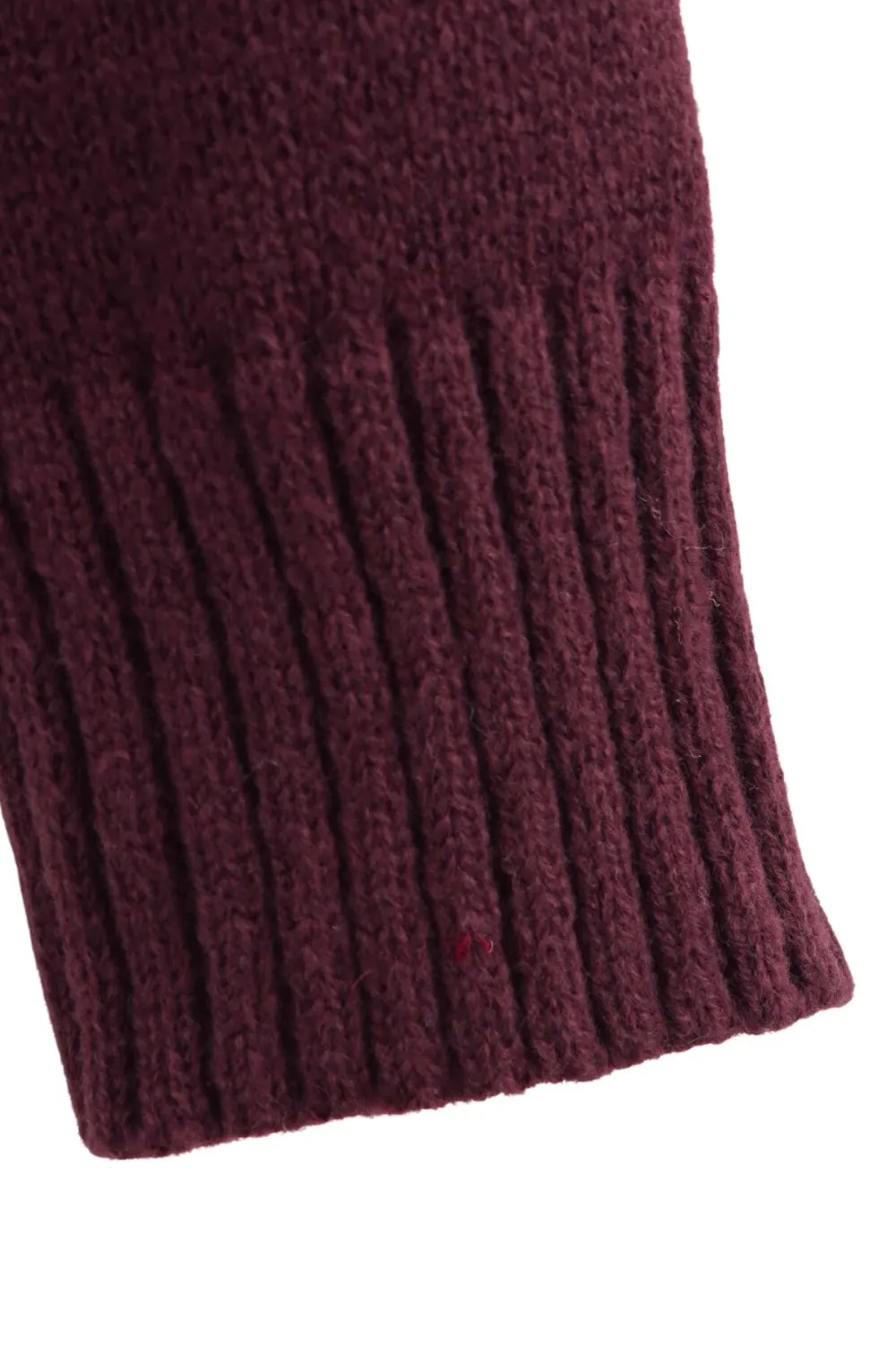 ‘Hazel’ Long-Sleeve Off-Shoulder Knit Top