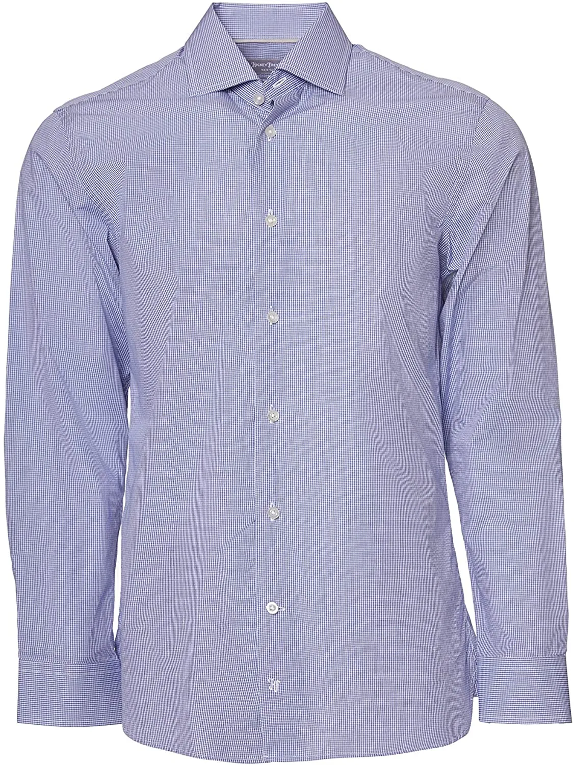 Hickey Freeman Men's Contemporary Fitted Long Sleeve Dress Shirt