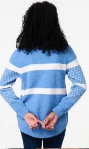 Hilda Blue White Stripe Jumper