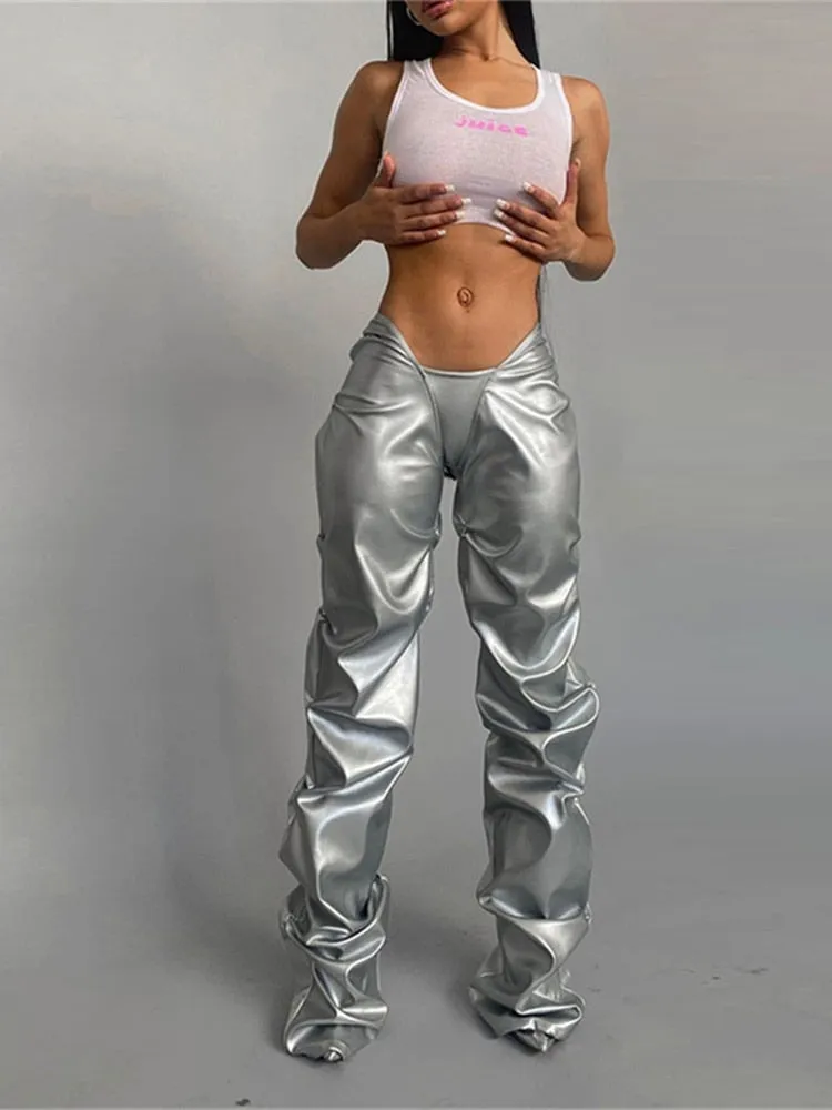 Hipster Fashion  Low Waist  Casual Bottoms