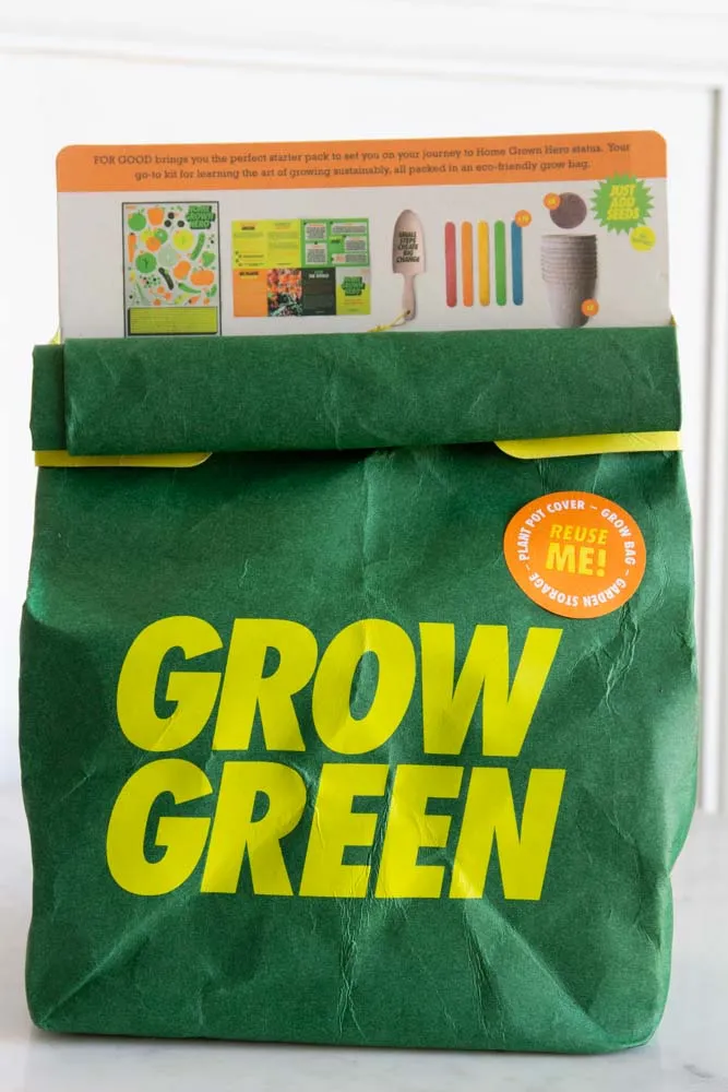 Home Grown Hero - Green Sustainable Grow Bag