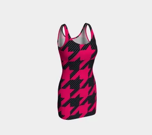 Houndstooth Innuendos Bodycon Dress