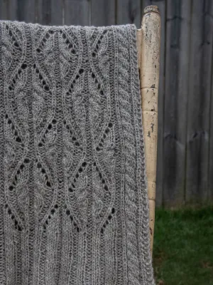 Hourglass Throw <br/><small>knitting pattern</small>