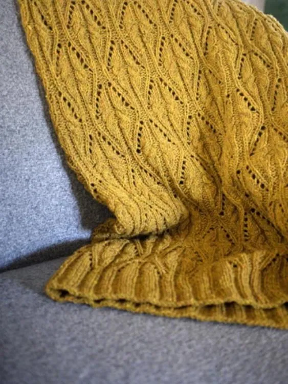 Hourglass Throw <br/><small>knitting pattern</small>