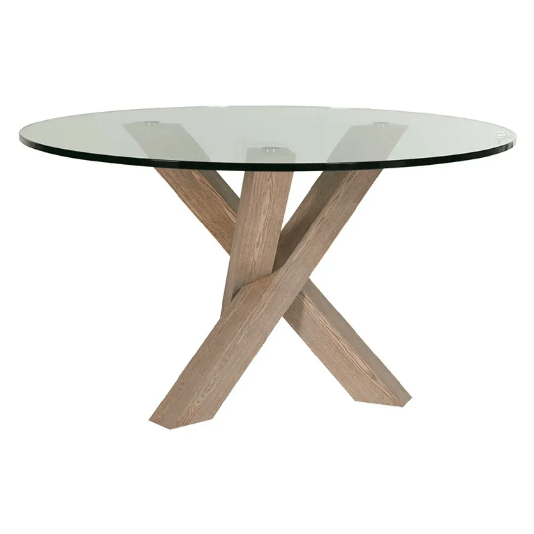 Hudson Round Dining Table | Grey Ash