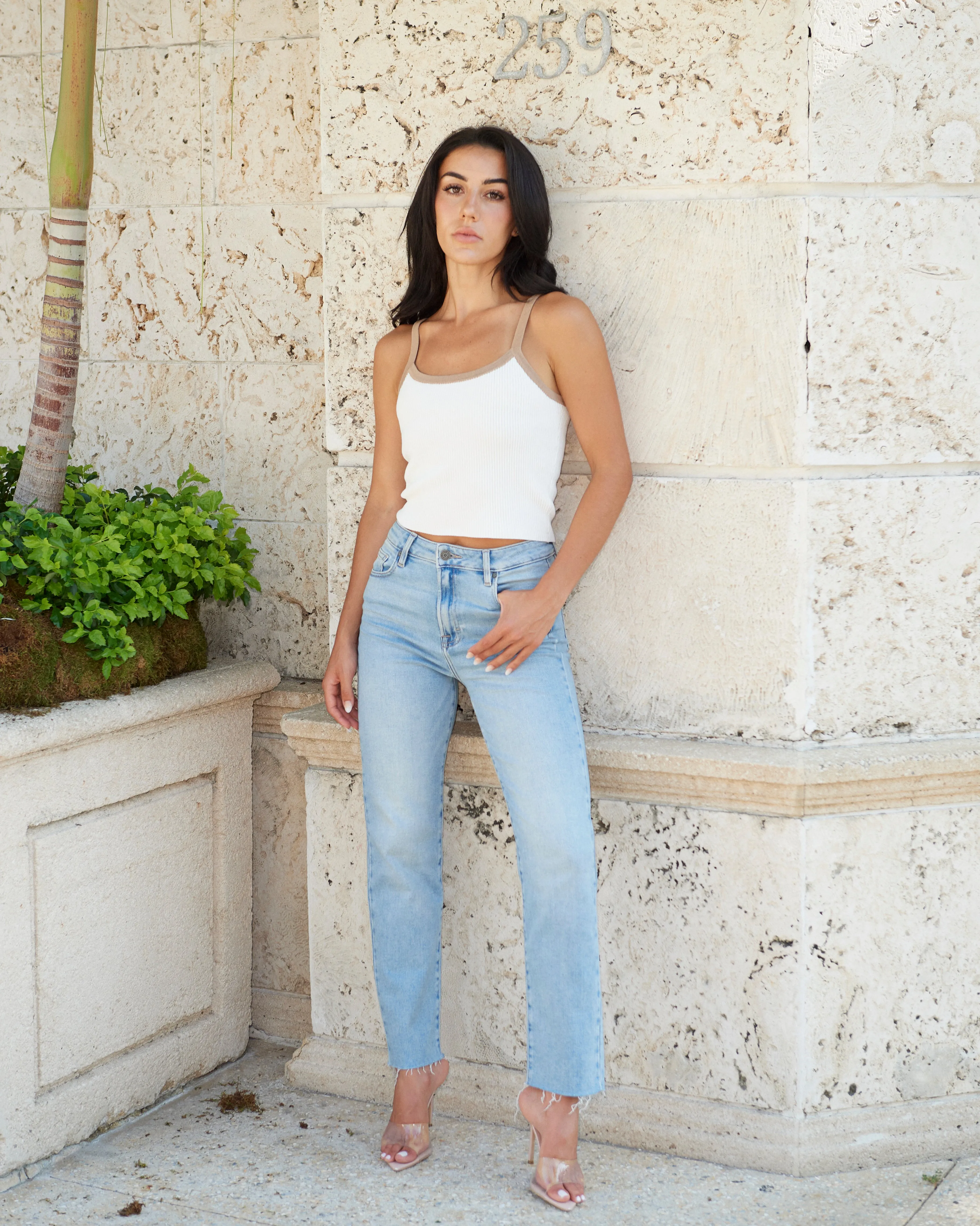 Ines Colorblock Knit  Top