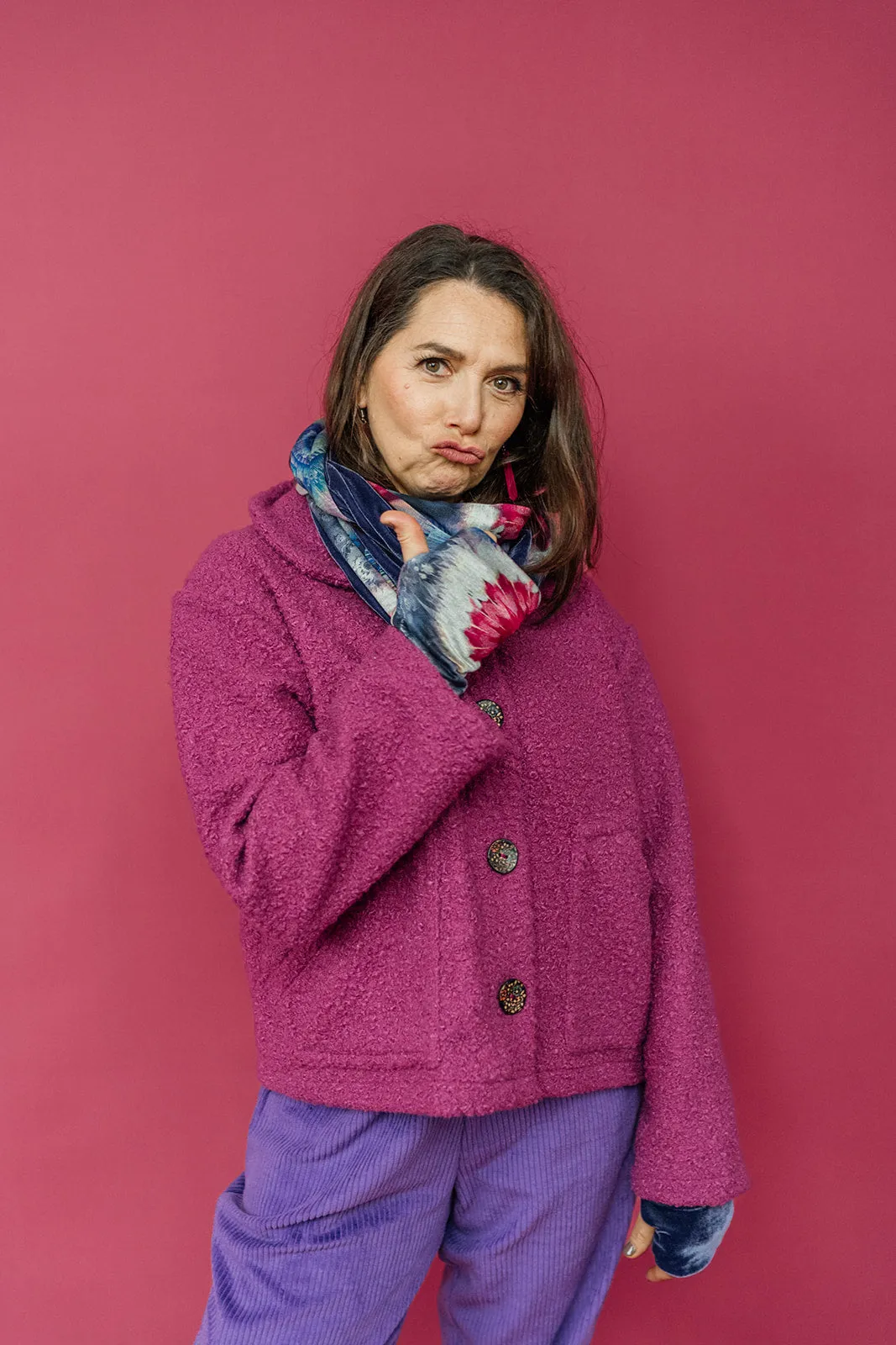 Infinity Scarf in Fossil