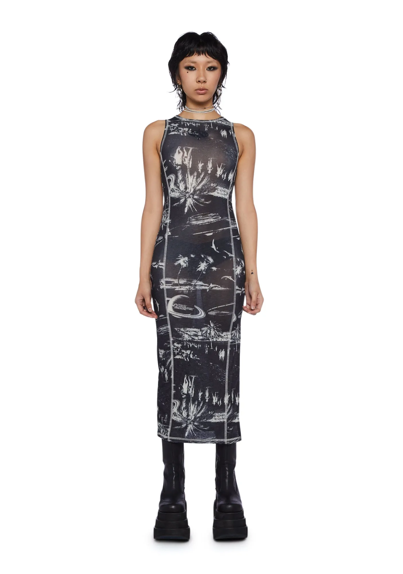 Invasion Midi Dress