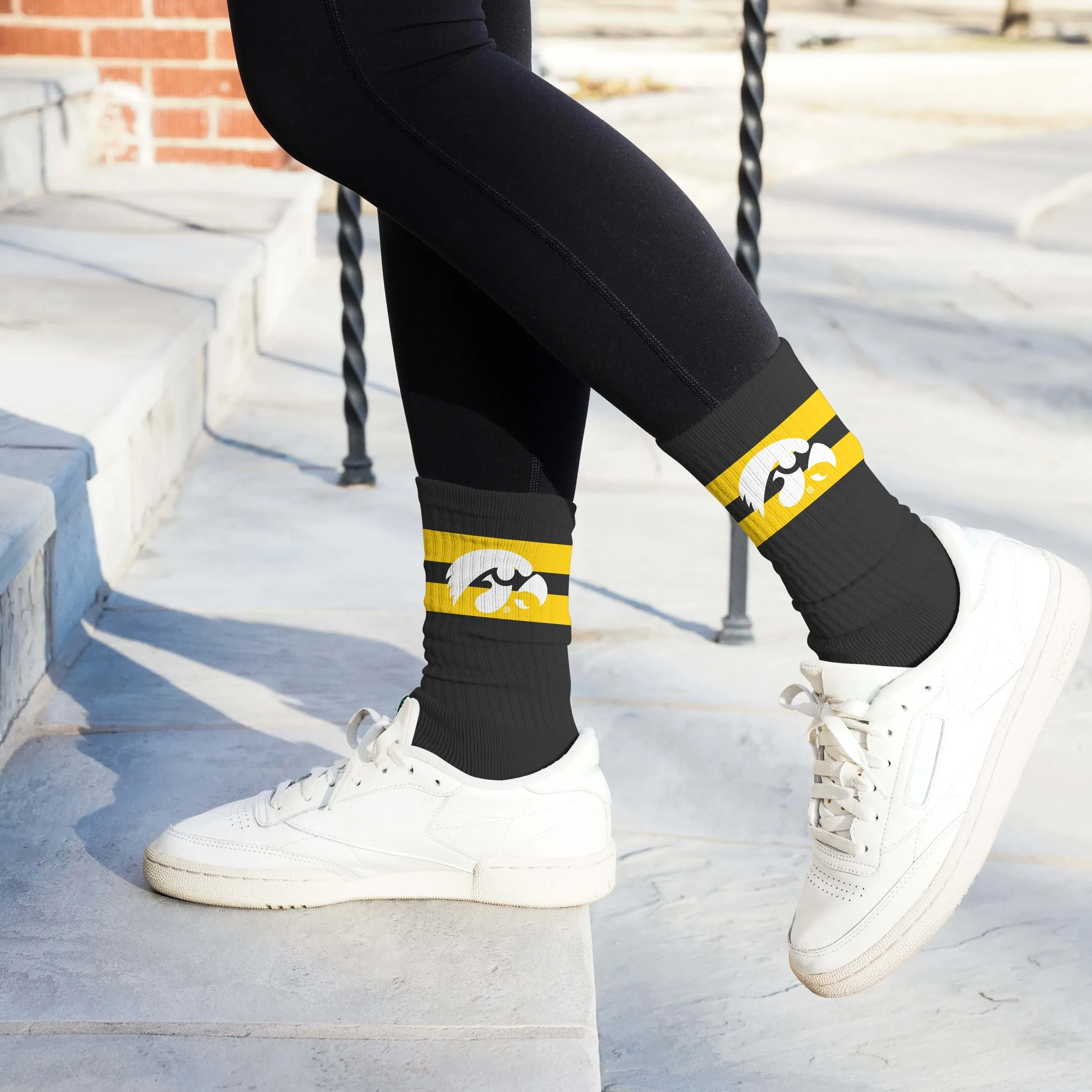 Iowa Hawkeyes Legend Premium Crew Socks