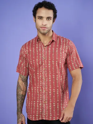Jaipuri Cotton Half Sleeves Shirt for Men – Elegant Prints