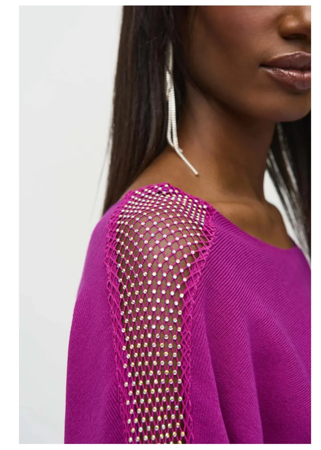 Joseph Ribkoff Sweater with lace sleeve