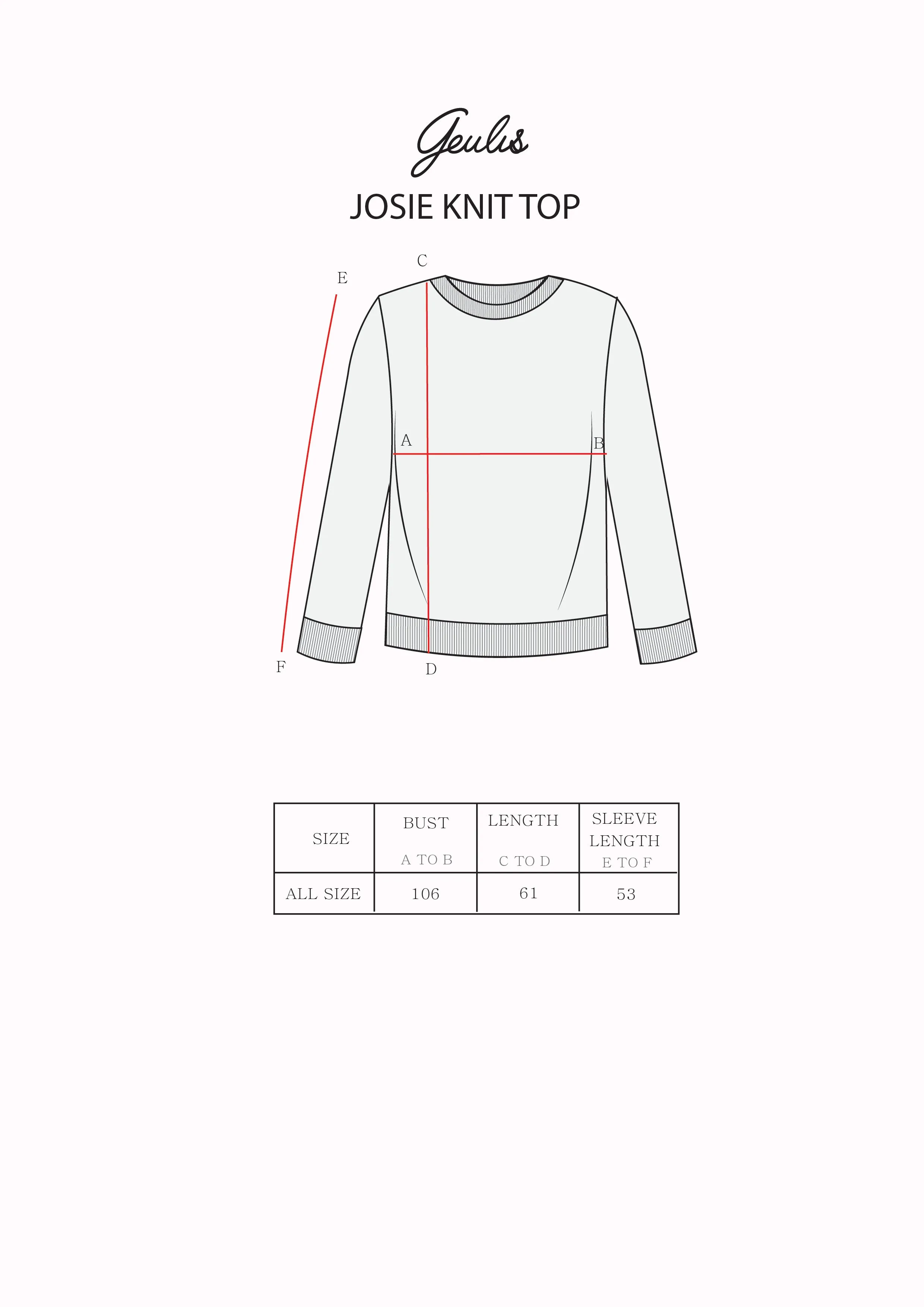JOSIE KNIT TOP