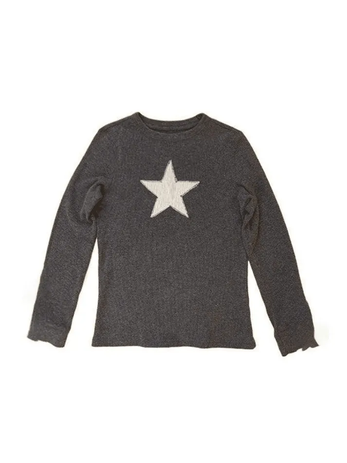 Joskaa Vintage Star Long Sleeve Knit Top