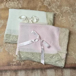 Juliana Knit Lace Knit Blanket