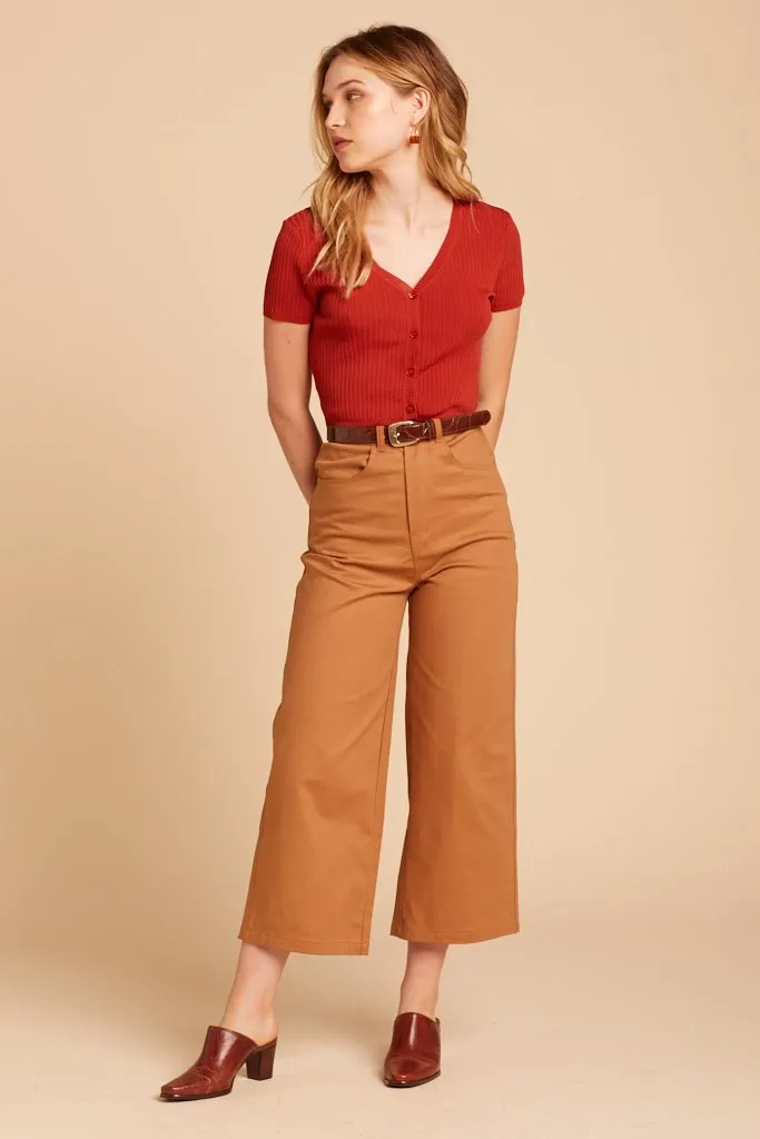 Kali Ribbed Knit Top