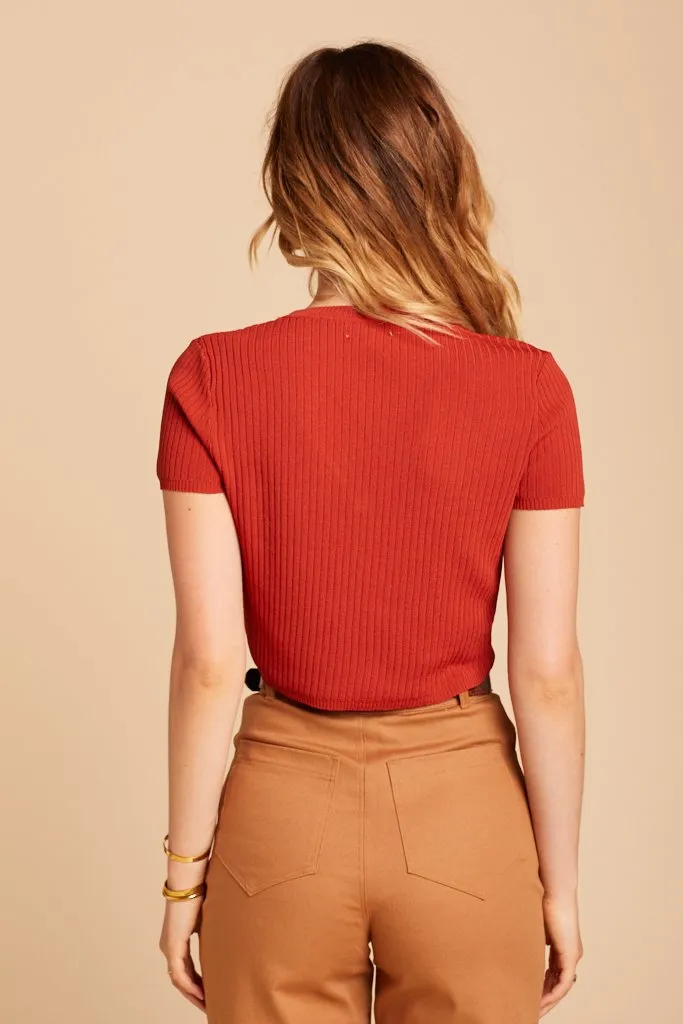 Kali Ribbed Knit Top