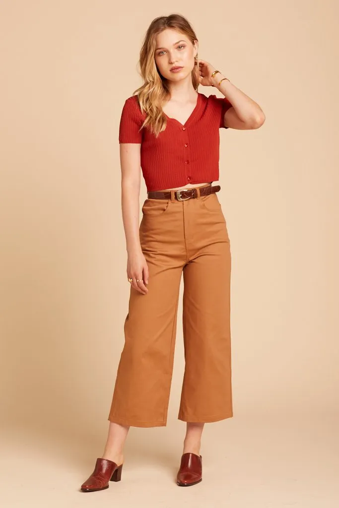 Kali Ribbed Knit Top