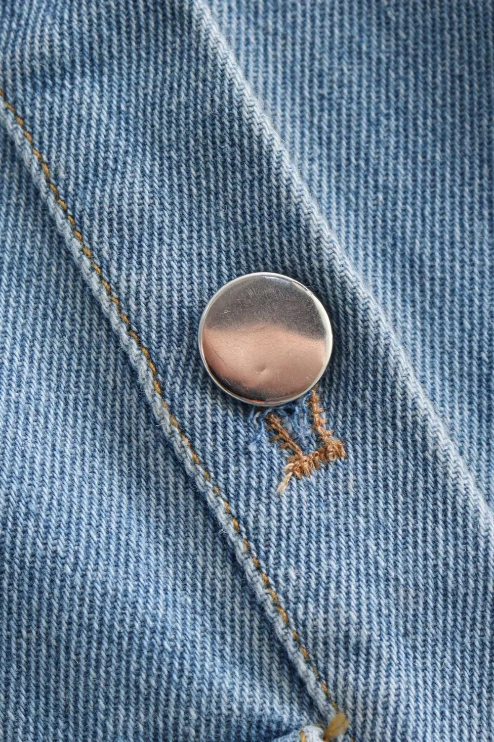 'Kaylee' Double-Pocket Decorated Denim Jacket