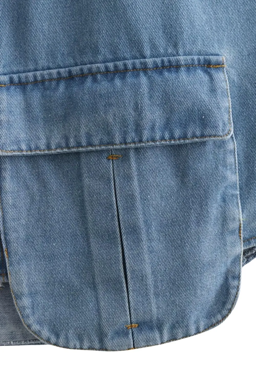 'Kaylee' Double-Pocket Decorated Denim Jacket