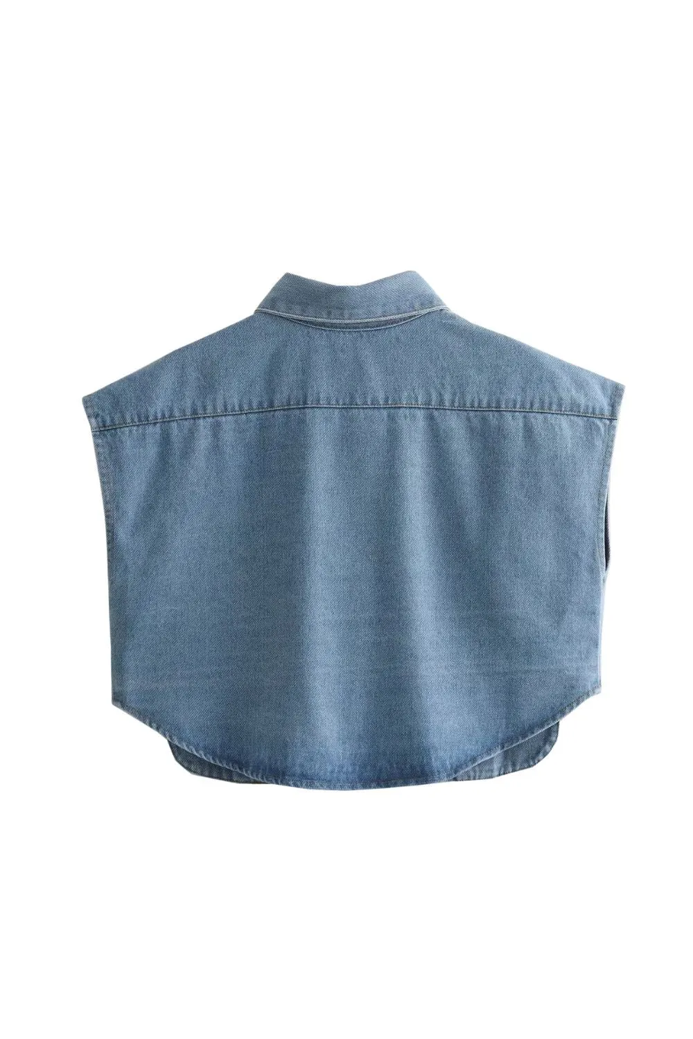 'Kaylee' Double-Pocket Decorated Denim Jacket