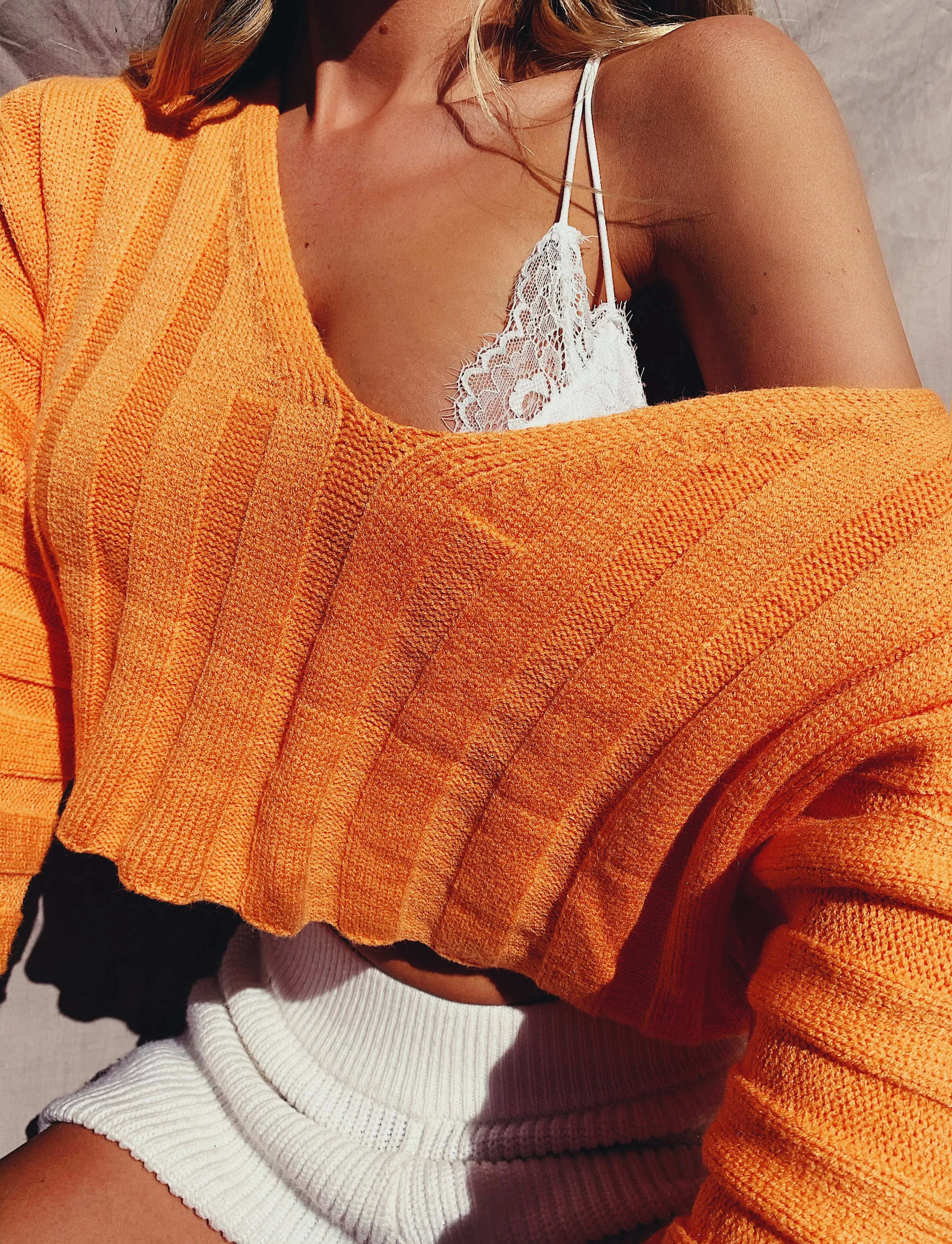 Kelly Knit Top - Mango