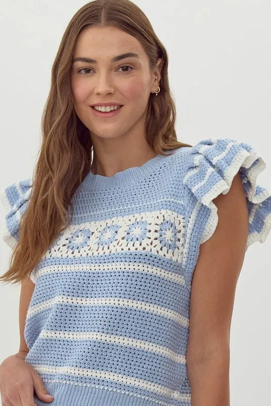 Kennedy Crochet Top
