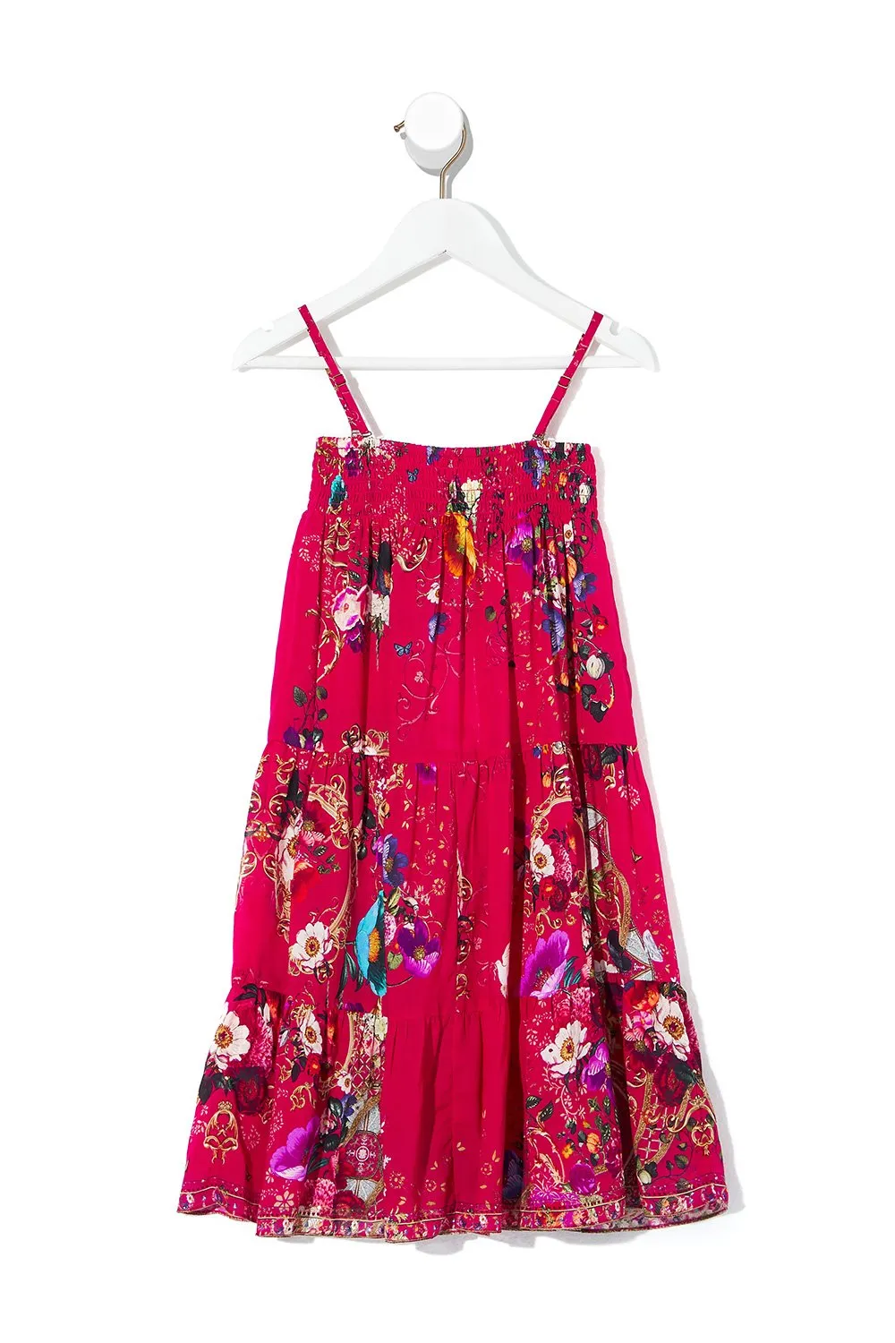 KIDS SHIRRED WAIST MAXI SKIRT BEEUTIFUL BEINGS