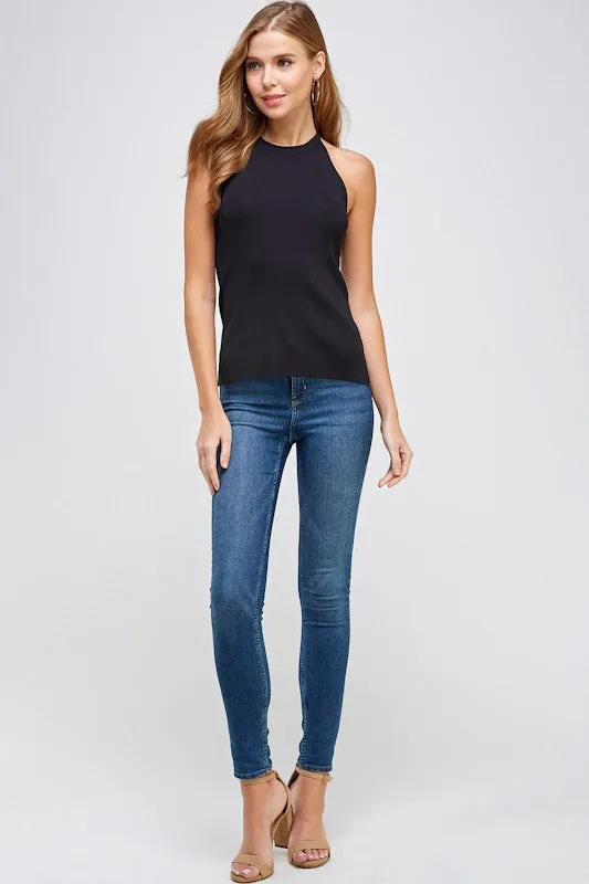 KNIT RACERBACK TOP