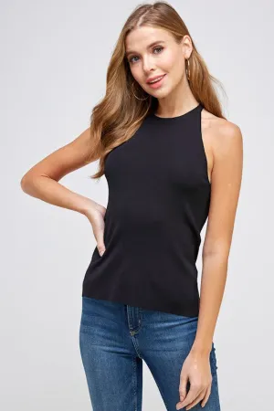 KNIT RACERBACK TOP