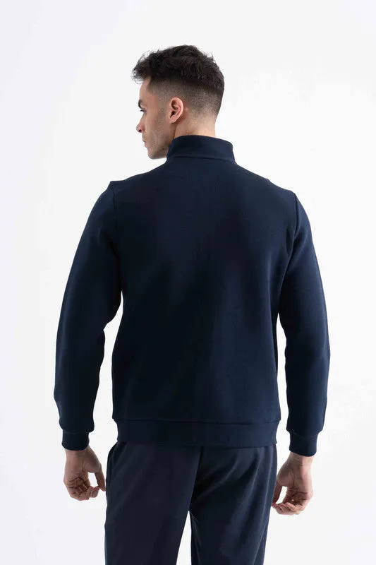 KNIT TRACK TOP