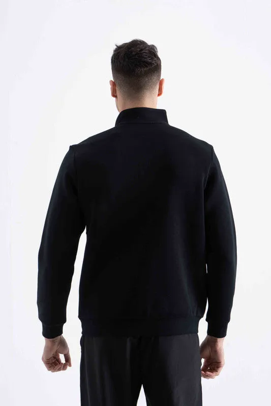 KNIT TRACK TOP