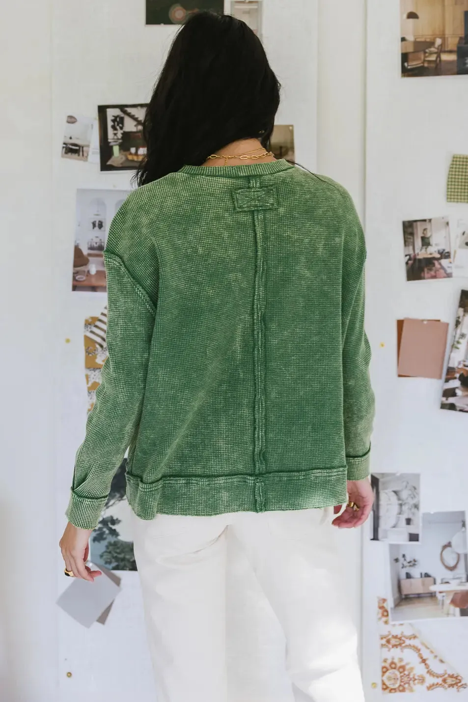 Konnor Waffle Knit Top - FINAL SALE