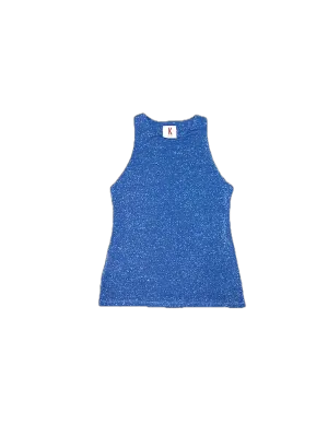 Kontatto denim glitter top