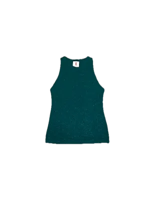 Kontatto green glitter top